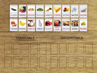 COUNTABLE / UNCOUNTABLE