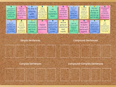  Sentence Structure Sort