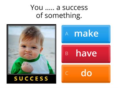  Collocations: Success & Failure