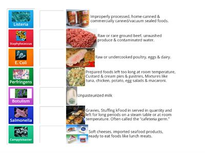 Foodborne Illness Bacteria & Sources