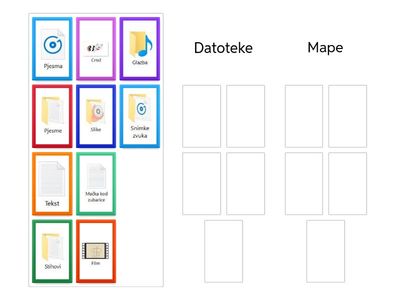 Mape i datoteke - Vip