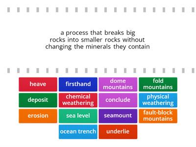 CKLA Unit 5 Week 3 Vocabulary