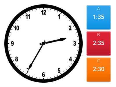 Telling Time (5 minutes)