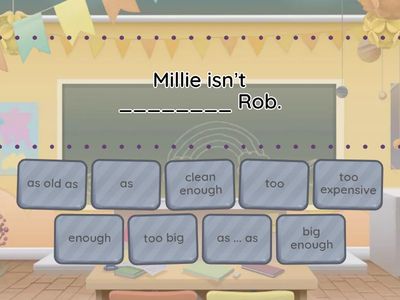 GG3 Unit 2.3 (1) - too, enough, as ... as