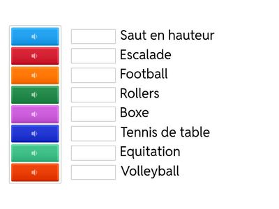 Les sports en anglais - à l'oral