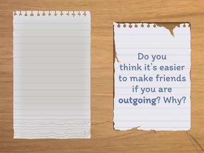 GW B1+ personality questions