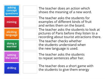 TKT unit 16 practice test by CoH 