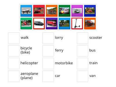 Modes of transport