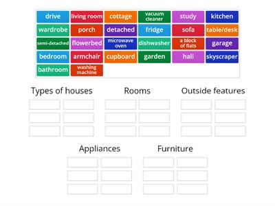 life and living/ 2a/ rooms houses furniture