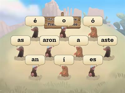 Regular preterite tense endings