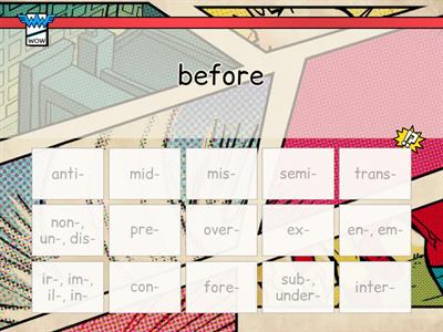 Prefix Find the Match