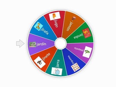 Bingo (palabras con "j")