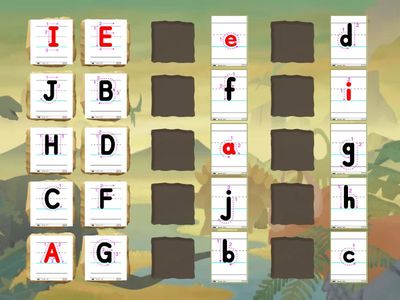 [英/低]字母大小寫對對碰