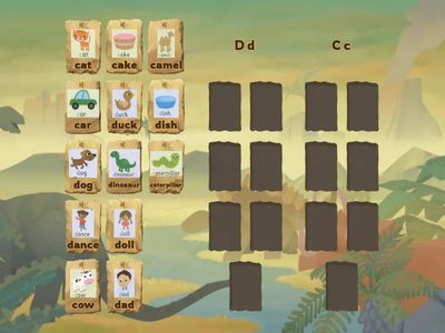  C c / D d Group sort sound