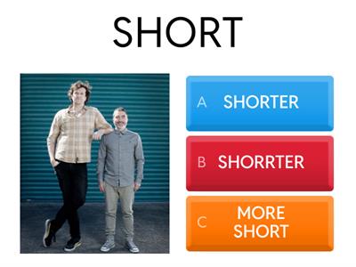 COMPARATIVE ADJECTIVES - FORM