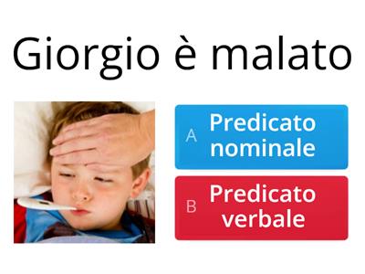 predicato verbale e nominale 