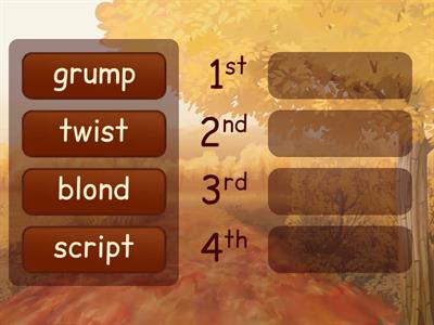 SIS: ABC order, set 2