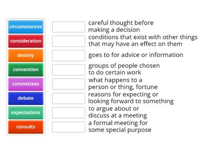 #1Grade 5 U2W1,2 Vocabulary Match Up
