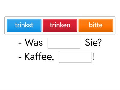 A1 E1 Kaffee oder Tee?