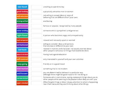 COMPOUND ADJECTIVES - 