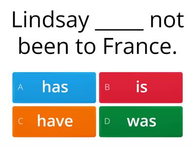 Present Perfect Tense