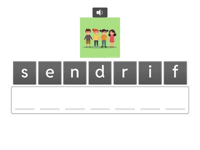 Grade 1 Unit 1 Vocabs