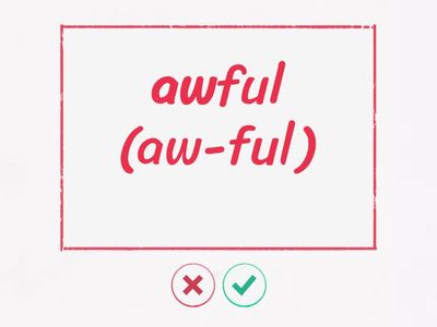 Au/aw sounds in words