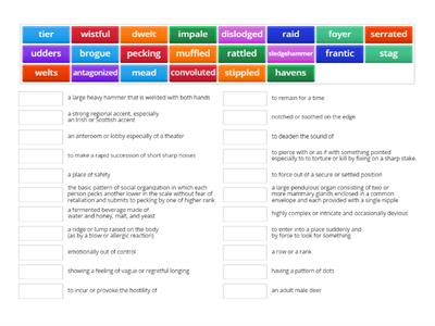Language Arts Vocabulary