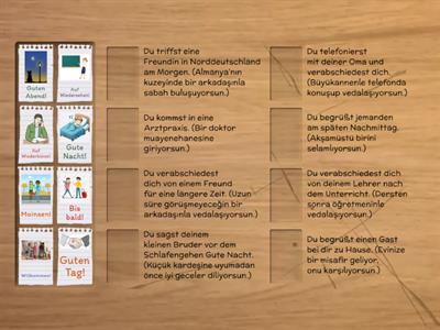 Begrüßungen und Verabschiedungen! (TR)