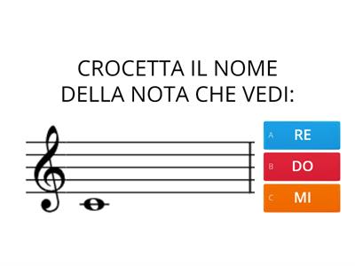 MUSICA: LE NOTE MUSICALI 