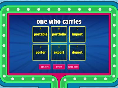 Roots- struct and port