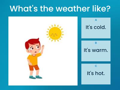 A2: Unit 10 - Vocabulary - What's the weather like?