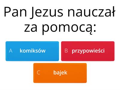 Przypowieści Jezusa kl.6