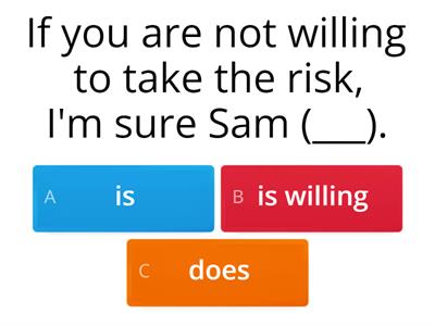  Ellipsis and substitution