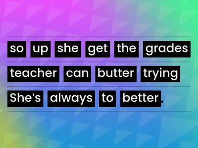 sentences practice/ phrasal verbs 