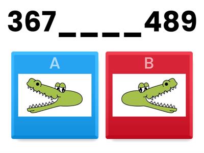 Greater Than > or Less Than < to 1000*