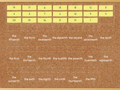 Ordinal Numbers