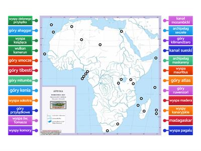 afryka gory wyspy kanaly