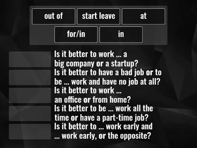 Is it better... work collocations Empower A2