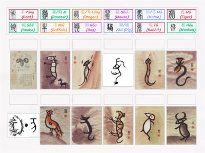 Devinette 12 Chinese zodiacs