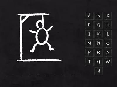 Виселица (угадай буквы)