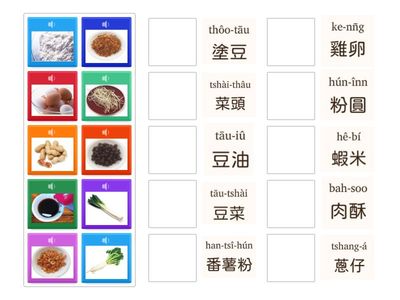 第五冊第一課來去踅菜市   語詞
