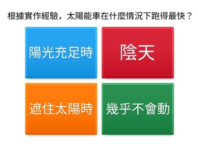 能源與環境關係：太陽能車學習回顧