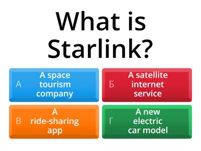 Interactive about Starlink by Elon Musk