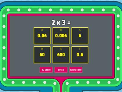 Mulitiplication and Division of Decimals