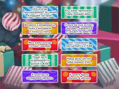 Daily routine+present simple