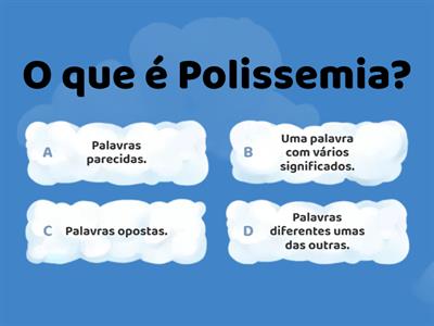 7º Ano -  Polissemia