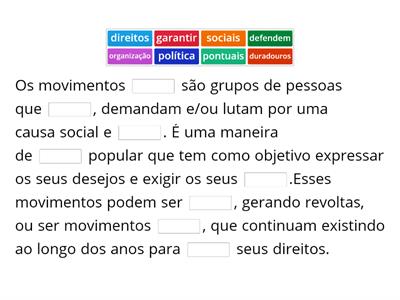 Movimentos Sociais 