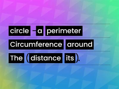 2. Geometry word unjumble