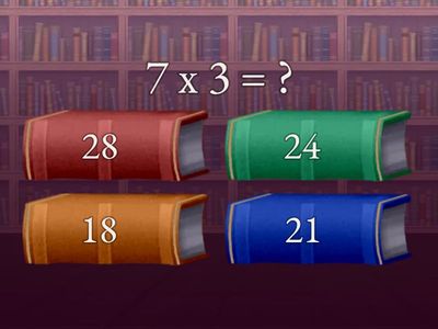 Таблиця множення та ділення числа 7